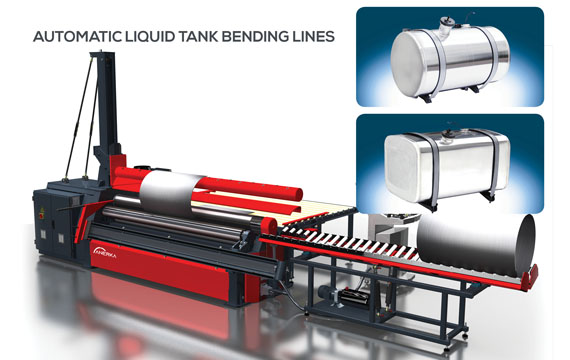 Liquid Tanks Roll Bending Machine