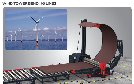 Wind Tower Roll Bending Machine